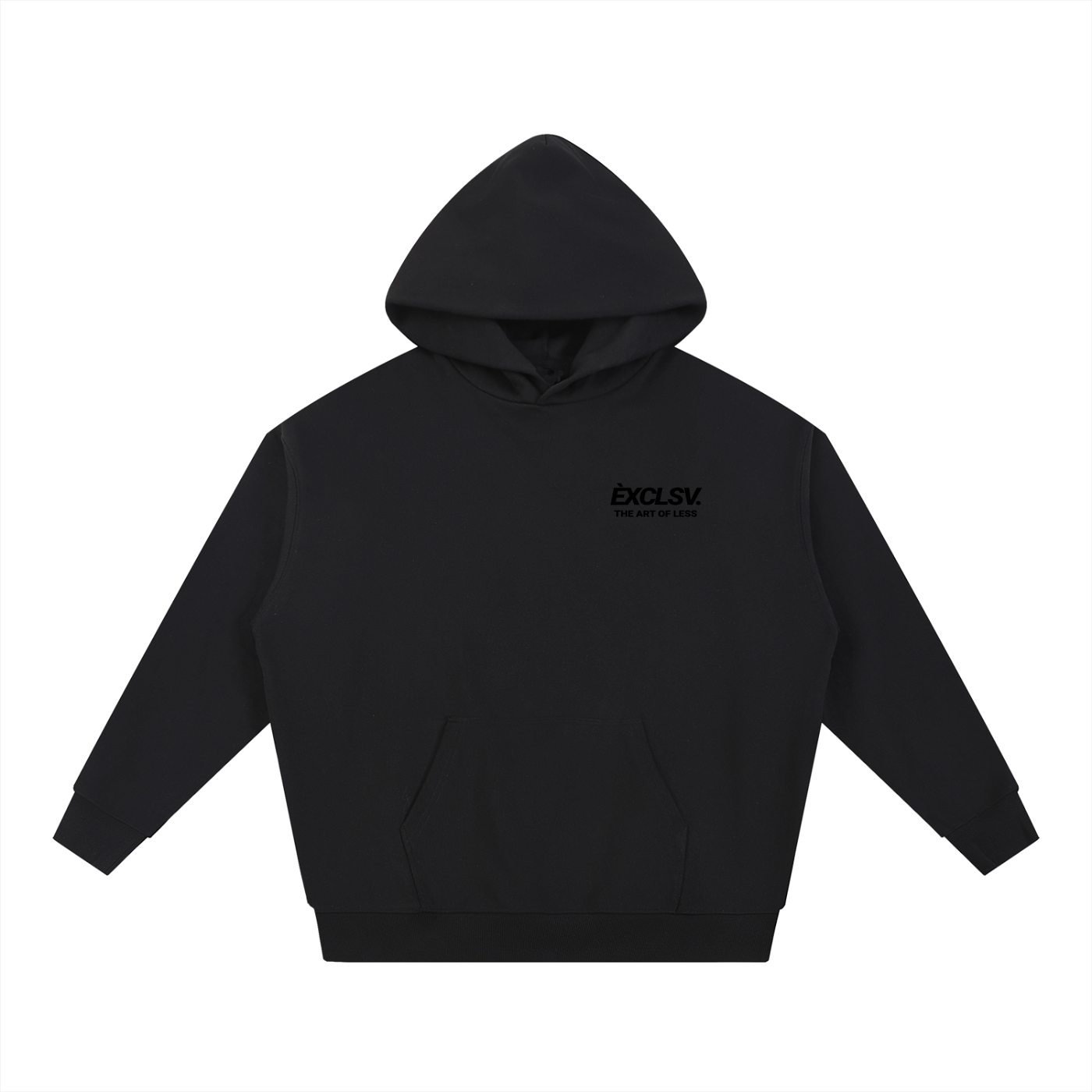 BLACK KOZY HOODIE – Èxclsv Studio