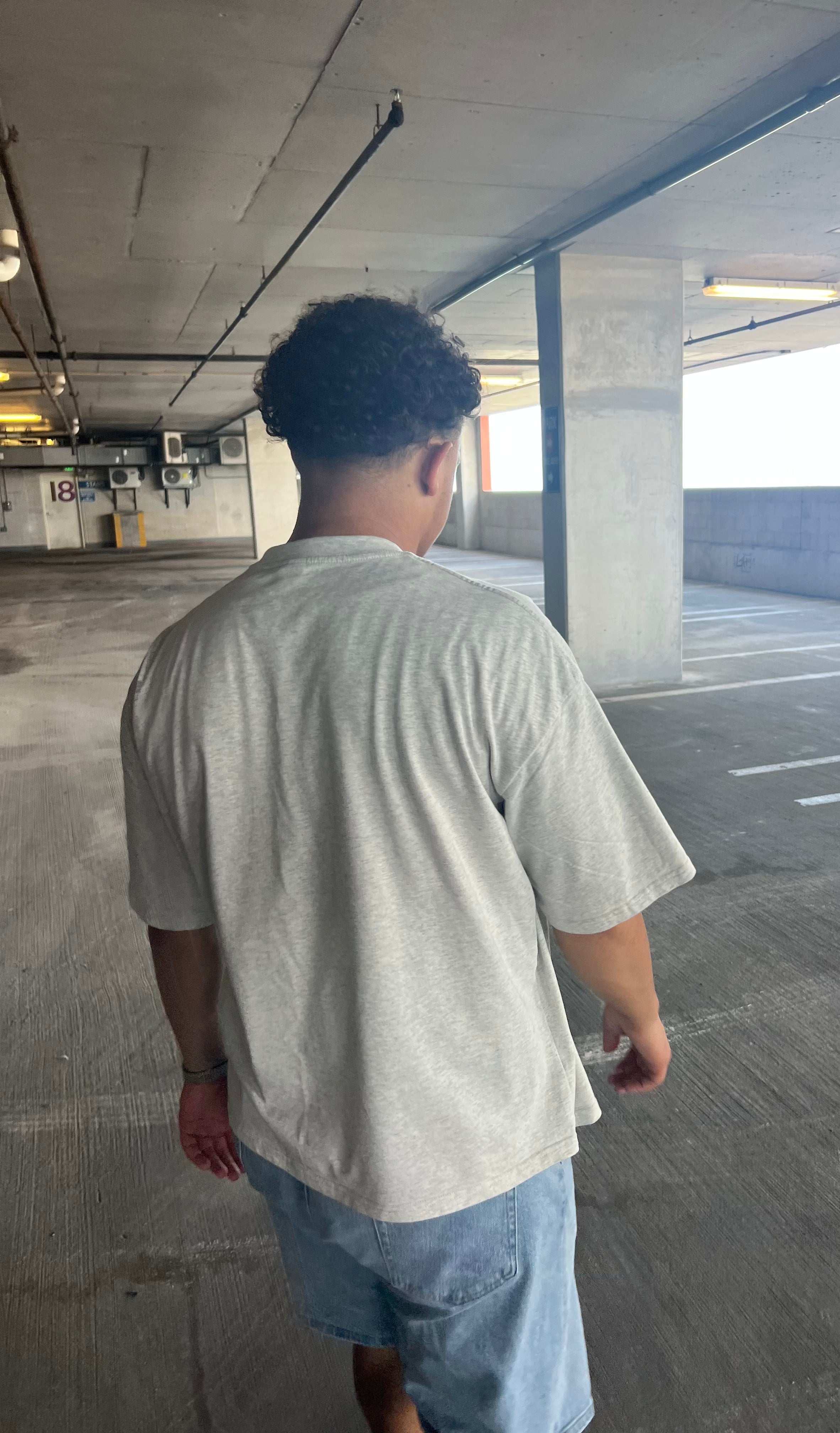 Stone Grey Basic Tee