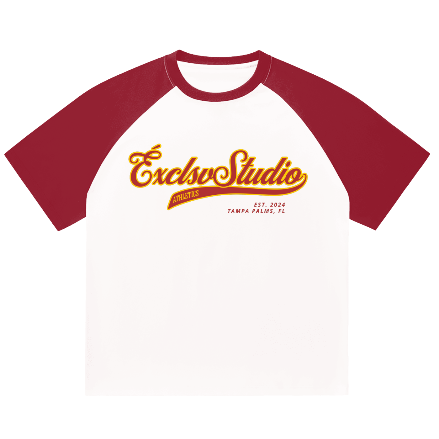 Retro Block Raglan Tee