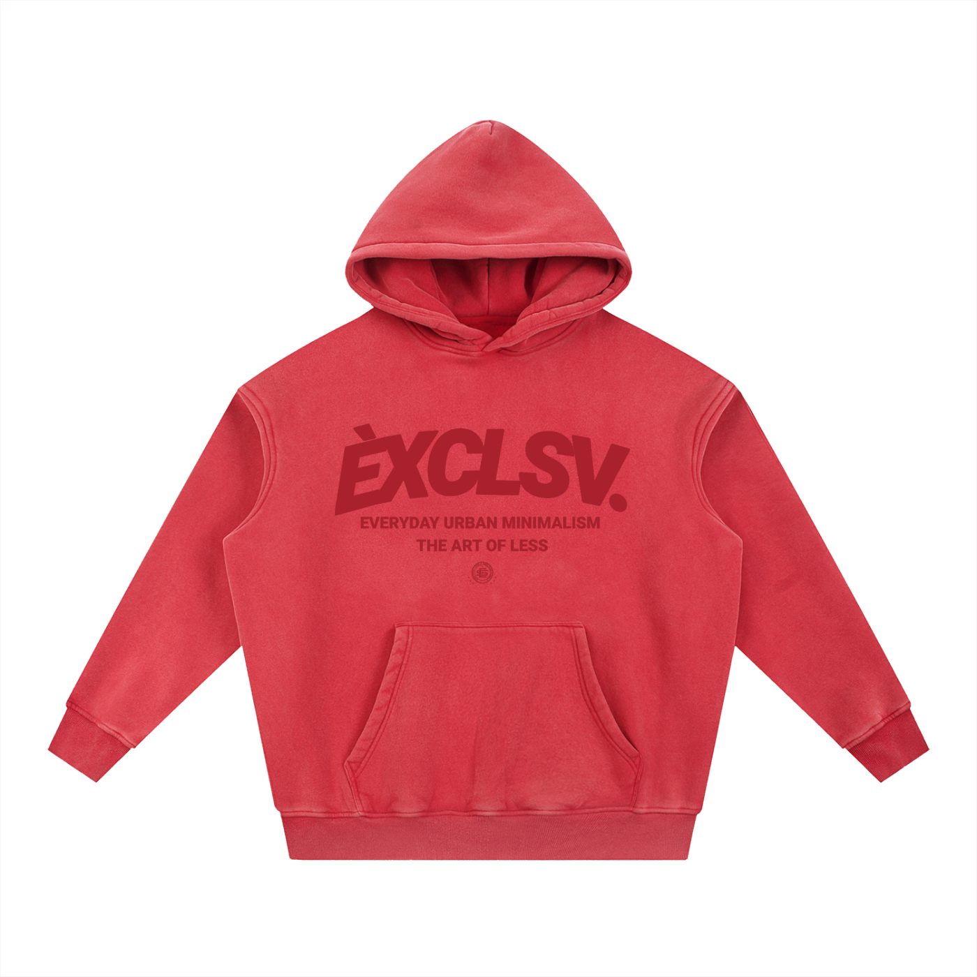 CLASSIC HOT RED HOODIE
