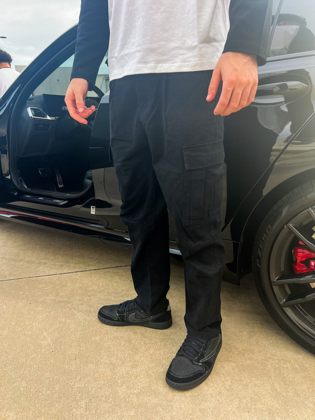 Black Utility Cargos
