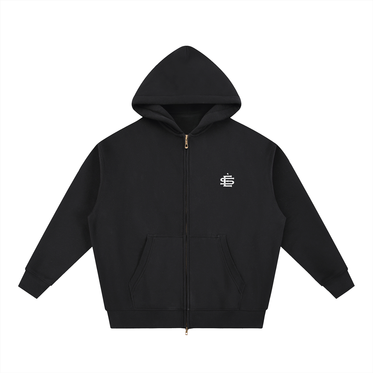KOZY LOGO ZIP UP - BLACK – Èxclsv Studio
