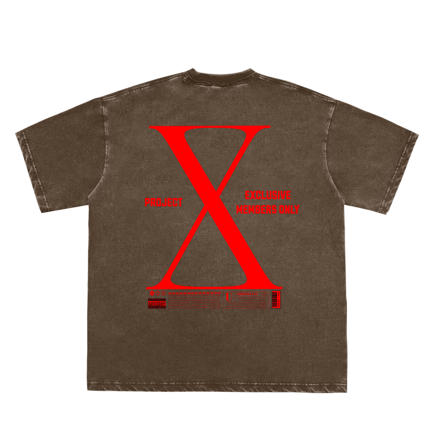 EXCLUSIVE STUDIO "Project X" Tee - Brown