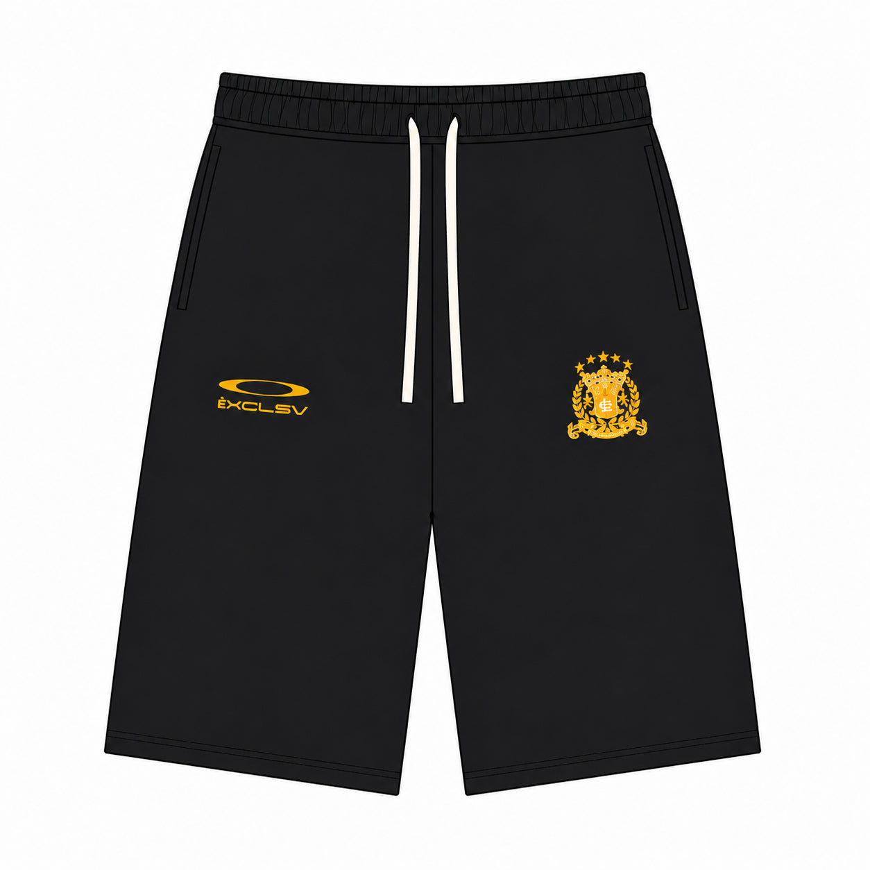 Èxclsv Capri Shorts - Blackv2