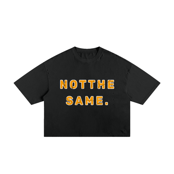 “Exclusive Studio ripped boxy t-shirt – edgy design, premium quality, streetwear vibe.”