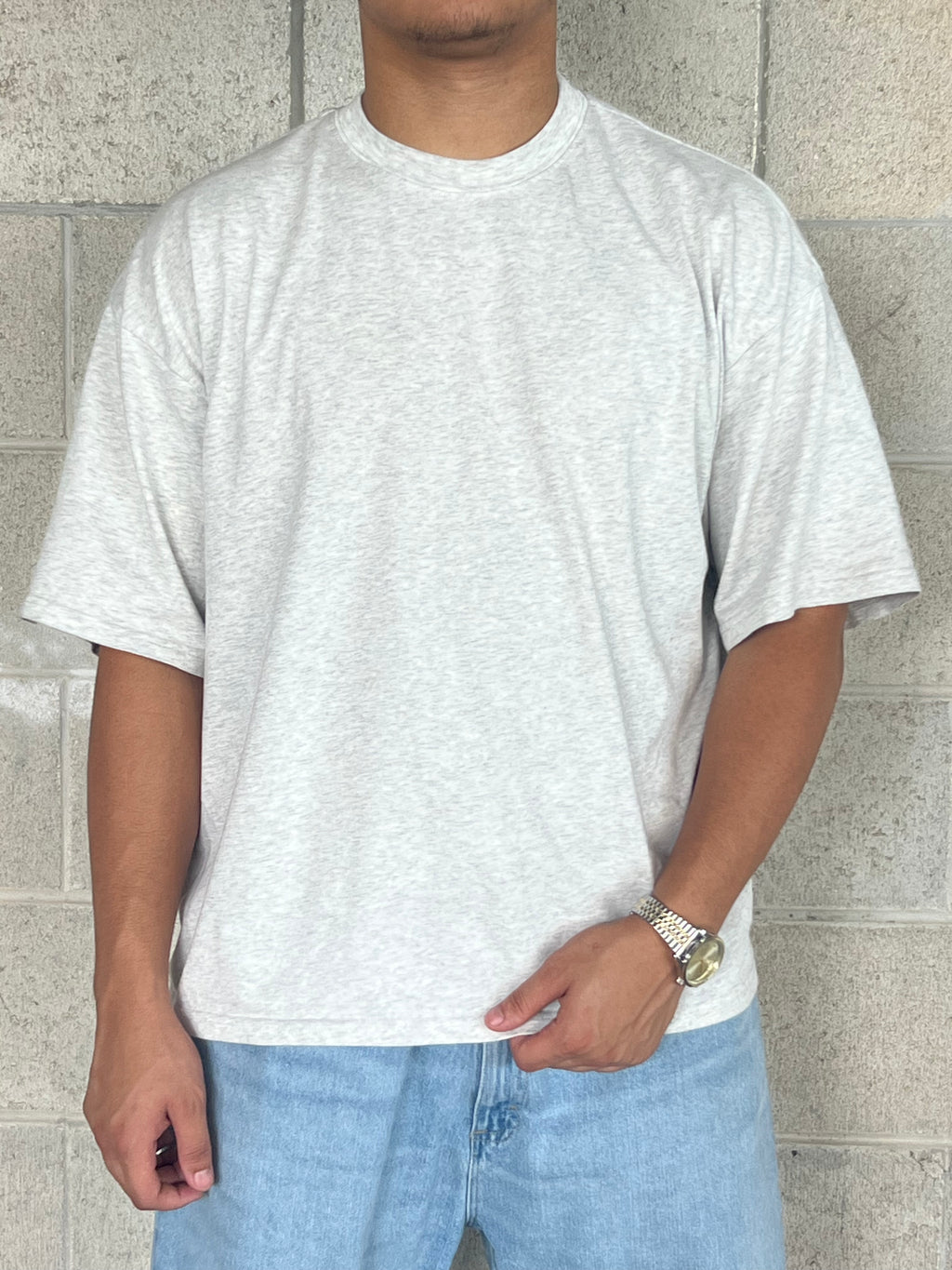 Stone Grey Basic Tee