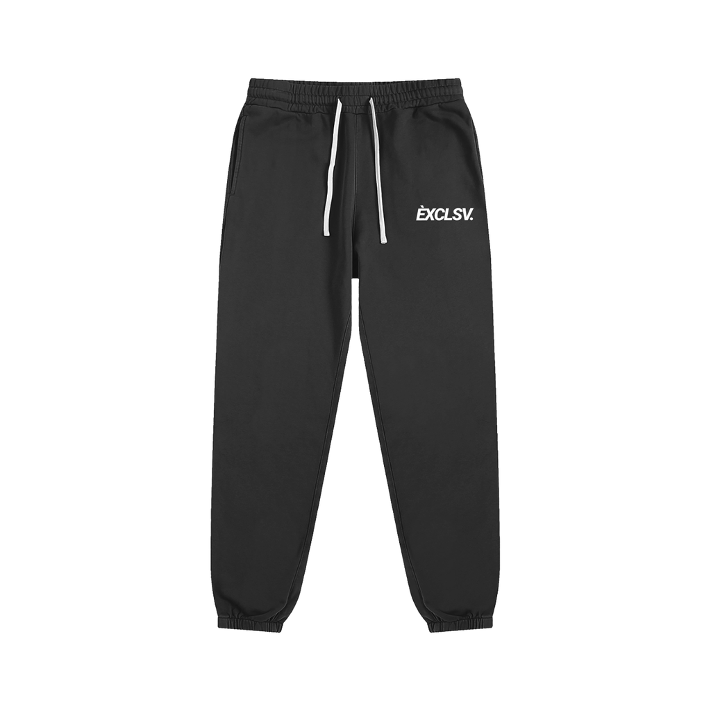 ÈXCLSV. Black Essential Sweatpants