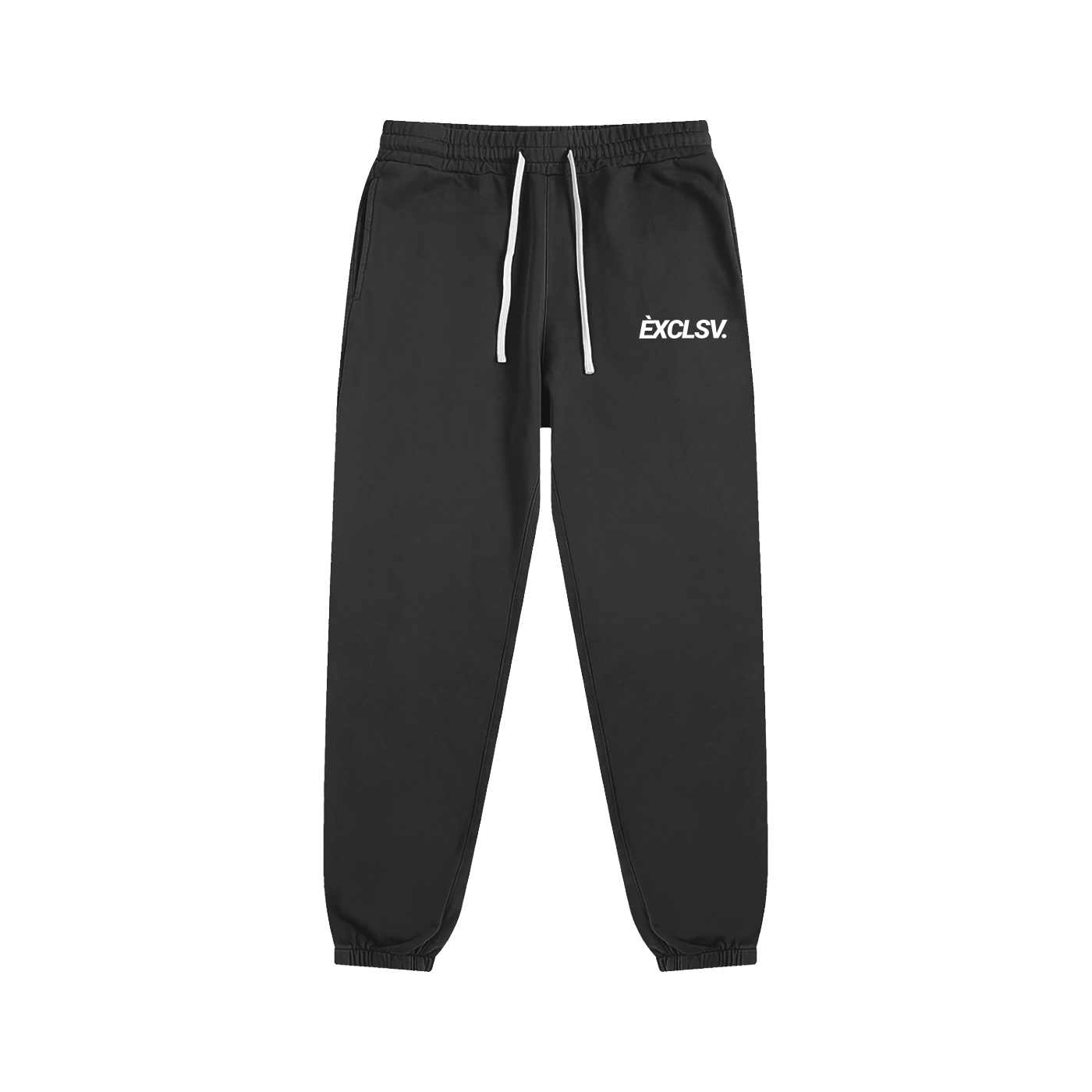 ÈXCLSV. Black Essential Sweatpants