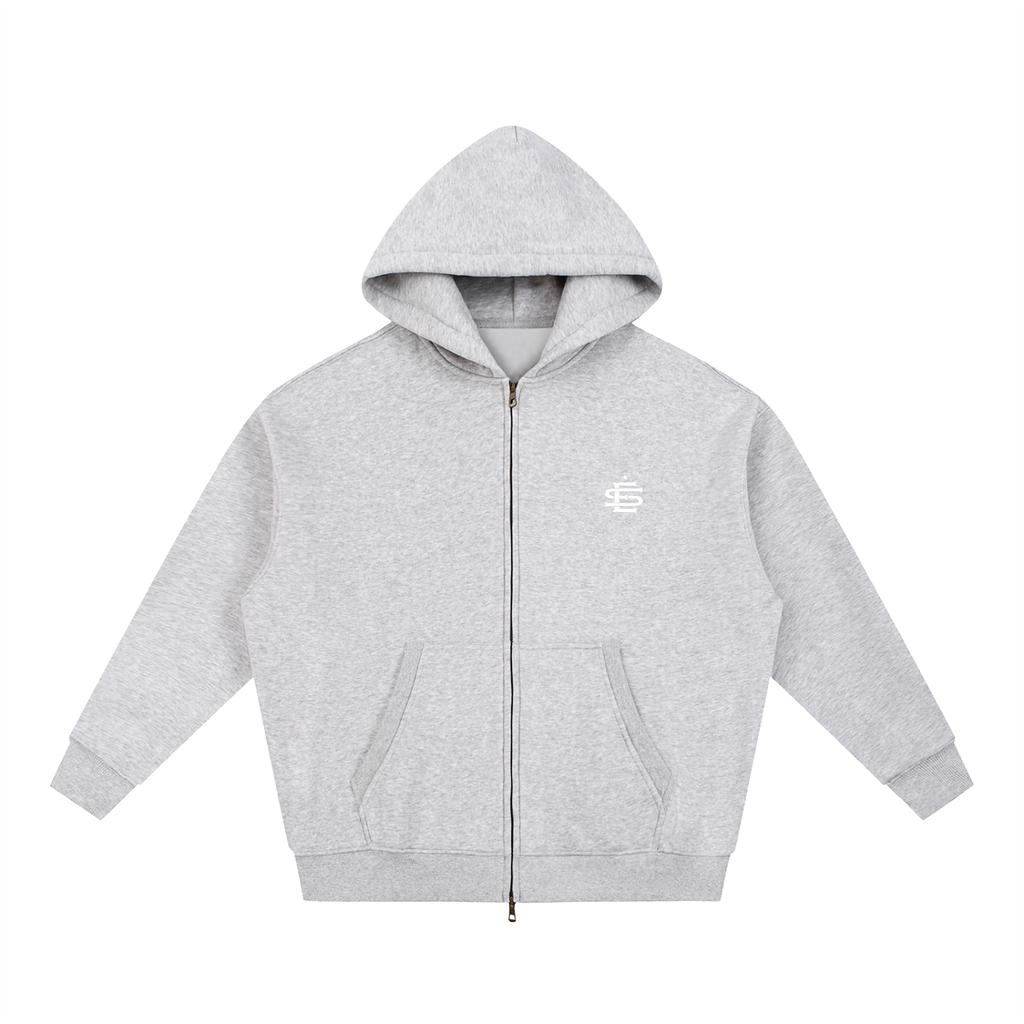 KOZY LOGO ZIP UP - GREY