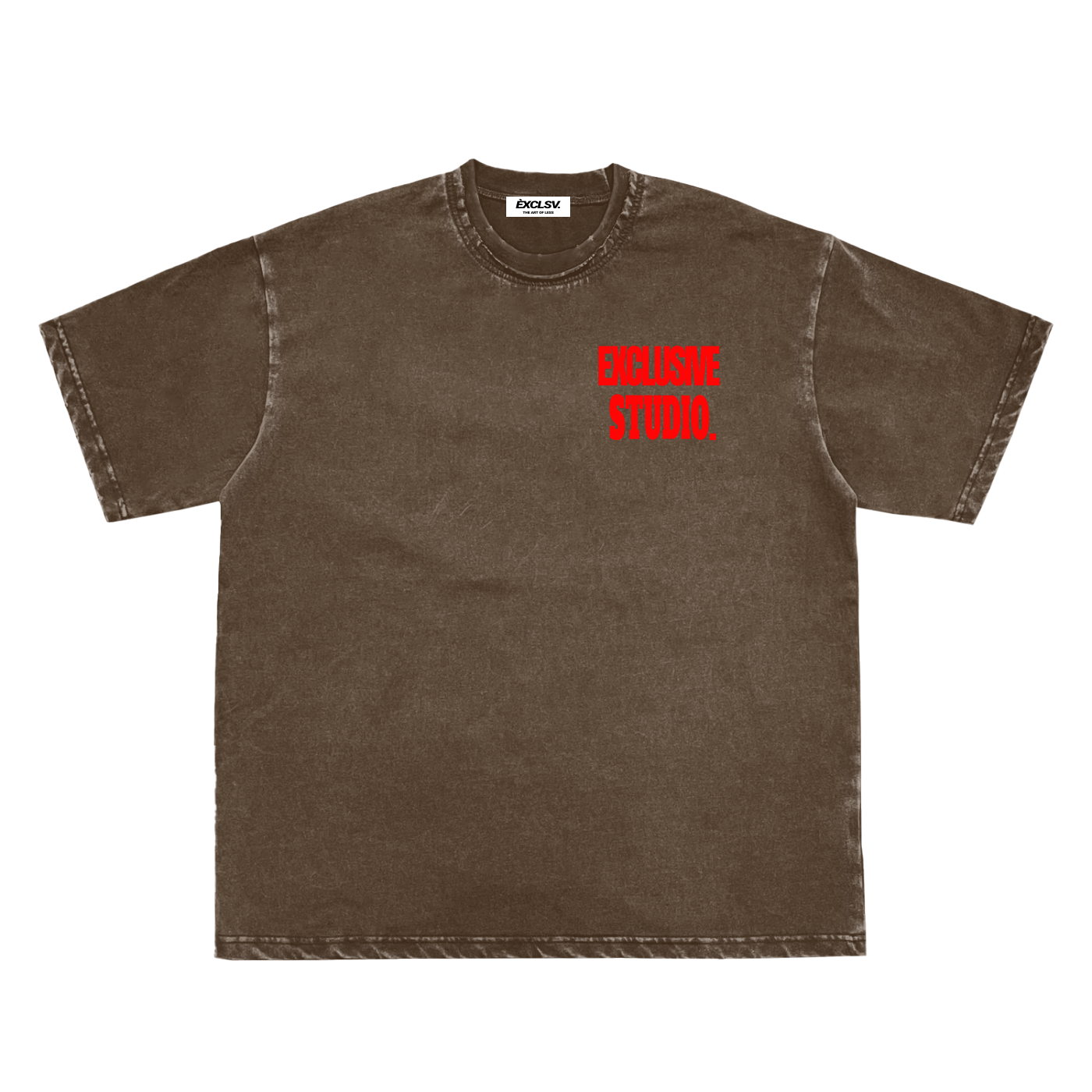 EXCLUSIVE STUDIO "Project X" Tee - Brown