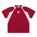 Heirloom Tee – Crimson/Ivory
