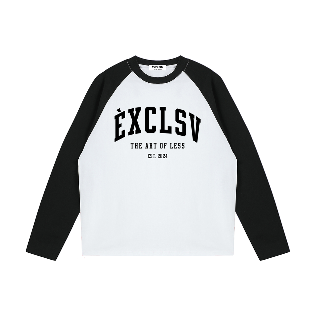 ÈXCLSV Heritage Raglan Black